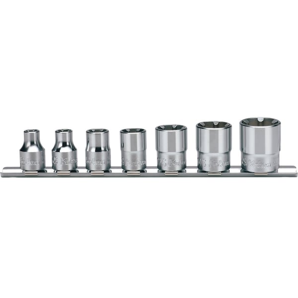 Ko-Ken Socket set 5S-16S 150mm 7 pieces 3/8 Sq. Drive - RS3400LH/7
