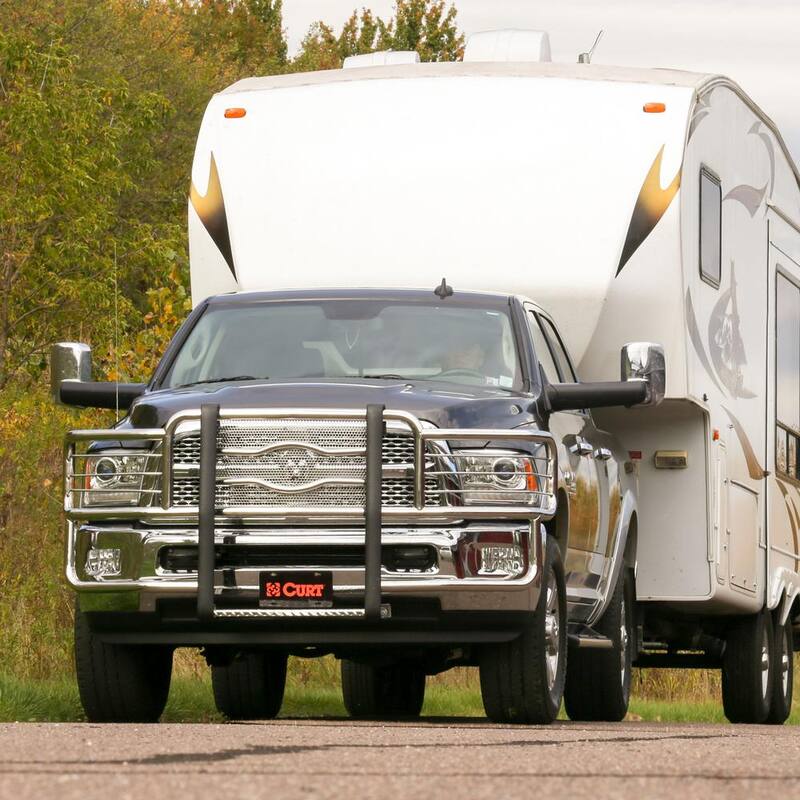 CURT Universal 5th Wheel Base Rails (Carbide Black) - 16200