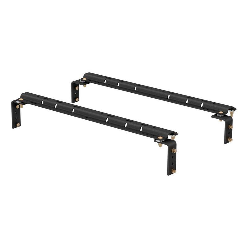 CURT Universal 5th Wheel Base Rails (Carbide Black) - 16200