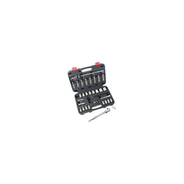 Vulcan Vulcan TS1032 SAE Socket Set, Chrome Vanadium Steel, Polished, 32-Piece - TS1032