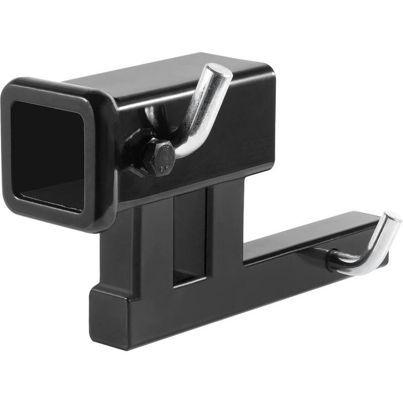 VEVOR Hitch Adapter, 1-1/4 in. to 2 in. Receiver Hitch Extender Extension, Trailer Hitch Riser with 4 in. Rise/Drop, Black - TCYZSJGDK114LE12SV0-730