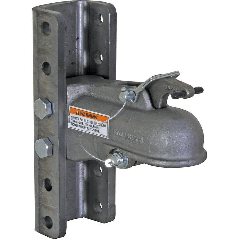 Buyers Products Company 2-5/16 in. Channel Mount with 5-Position Fasteners Heavy Duty Cast Coupler - 0091555