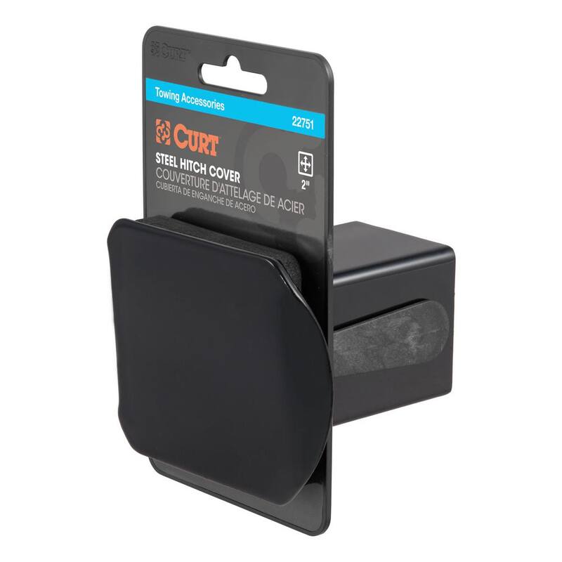 CURT 2" Black Steel Hitch Tube Cover - 22750