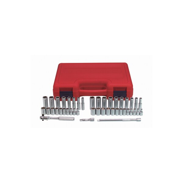 K-Tool International 1/4" Drive SAE, Metric, 44 pcs - KTI-21044