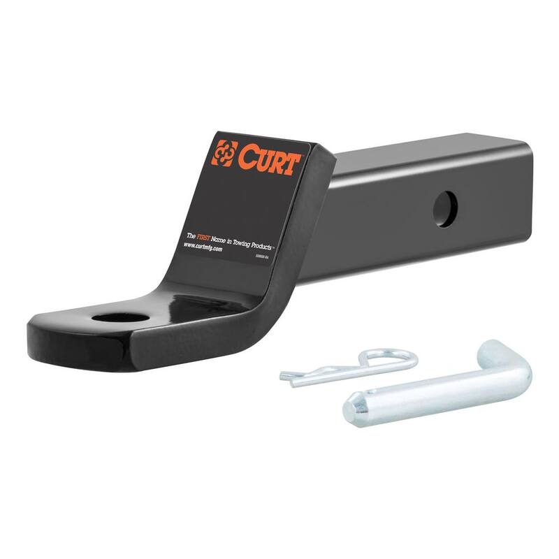 CURT Class 3 7,500 lbs. 2 in. Drop Trailer Hitch Ball Mount Draw Bar with Pin (2 in. Shank, 7-1/2 in. Long, in Bag) - 45033
