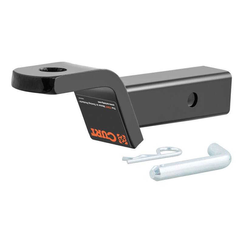 CURT Class 3 7,500 lbs. 2 in. Drop Trailer Hitch Ball Mount Draw Bar with Pin (2 in. Shank, 7-1/2 in. Long, in Bag) - 45033