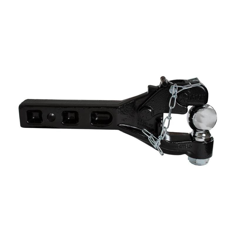 Buyers Products Company 2-5/16 in. 6-Ton Chrome Receiver Mount Combination Hitch Ball - RM62516