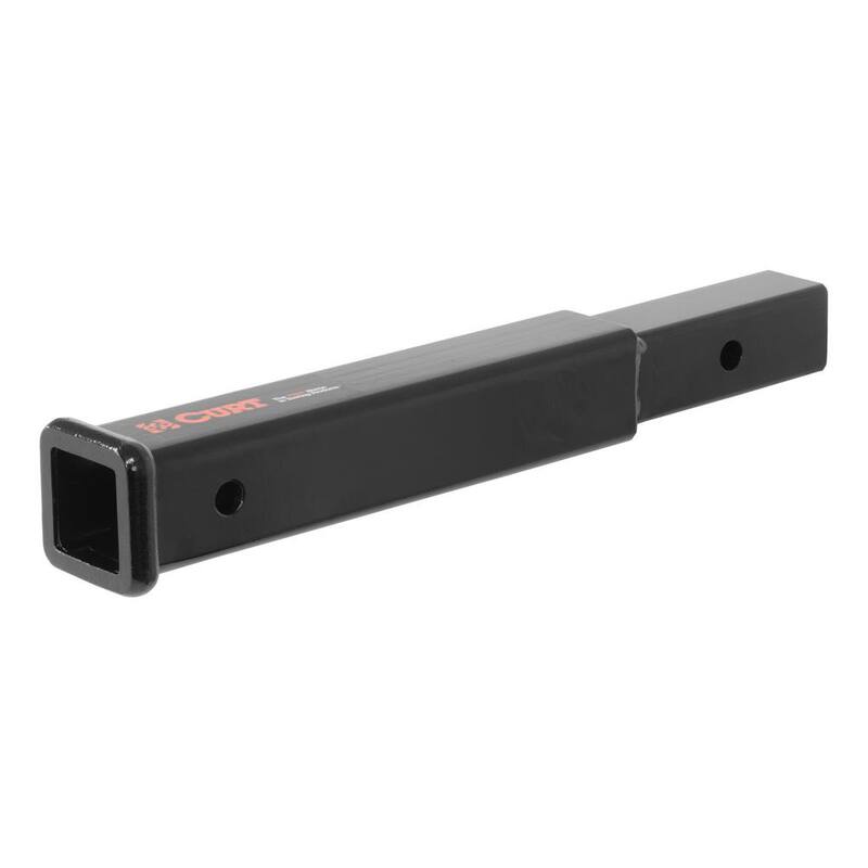 CURT 14" Receiver Tube Extender (2" Shank, 3,500 lbs.) - 45795