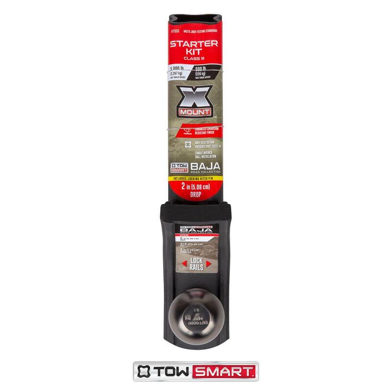 TowSmart Class 3 Baja Collection Security Kit with 2 in. Ball and 5/8 in. Standard Pin, 2 in. Drop x 3/4 in. Rise 5000 lbs. - 7333