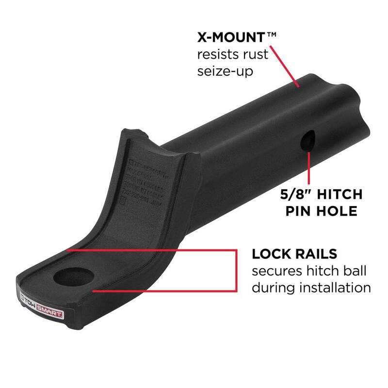 TowSmart Class 3 Baja Collection Security Kit with 2 in. Ball and 5/8 in. Standard Pin, 2 in. Drop x 3/4 in. Rise 5000 lbs. - 7333