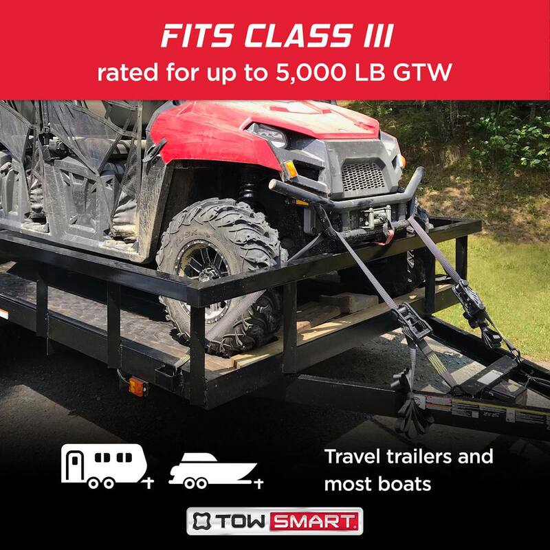 TowSmart Class 3 Baja Collection Security Kit with 2 in. Ball and 5/8 in. Standard Pin, 2 in. Drop x 3/4 in. Rise 5000 lbs. - 7333