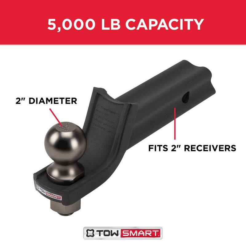 TowSmart Class 3 Baja Collection Security Kit with 2 in. Ball and 5/8 in. Standard Pin, 2 in. Drop x 3/4 in. Rise 5000 lbs. - 7333