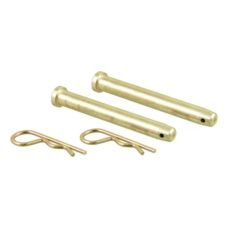 CURT Right-Angle Hitch & Coupler Lock Set (2 in. Receiver, 1 in. to 3 in. Latch) - 45925