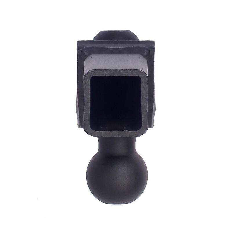 Trailer Valet Blackout 2 in. Ball 7500 lbs. Capacity Class III Ball Hitch Reversible (2 in. Plus 2-5/16 in.) Black Powder Coat - BSDH0020