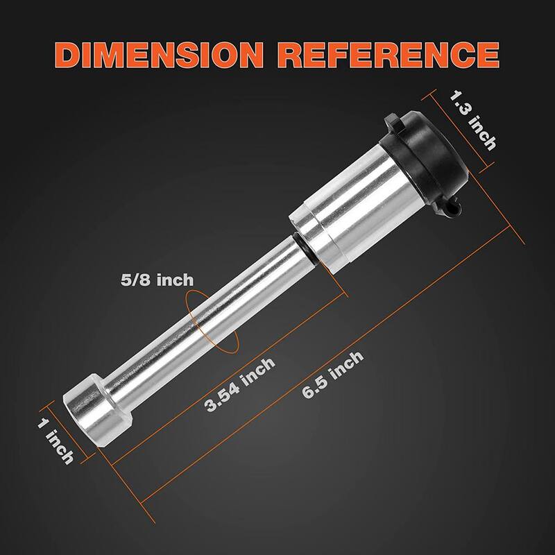ROAD DAWG 5/8 in. Dia Trailer Hitch Receiver Lock Pin with Keys (2-Pack) - ATRMT8026D