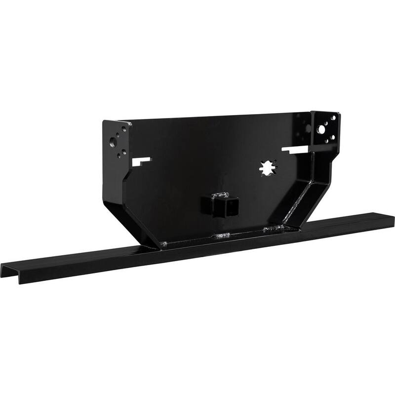 Buyers Products Company Hitch Plate with Receiver Tube 1/2 in. x 17.42 in. for Ford F-350 - F-550 Cab and Chassis (1999+) - 1809060A