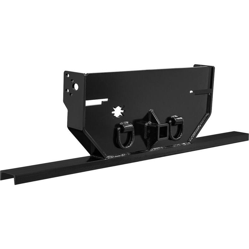 Buyers Products Company Hitch Plate with Receiver Tube 1/2 in. x 17.42 in. for Ford F-350 - F-550 Cab and Chassis (1999+) - 1809060A