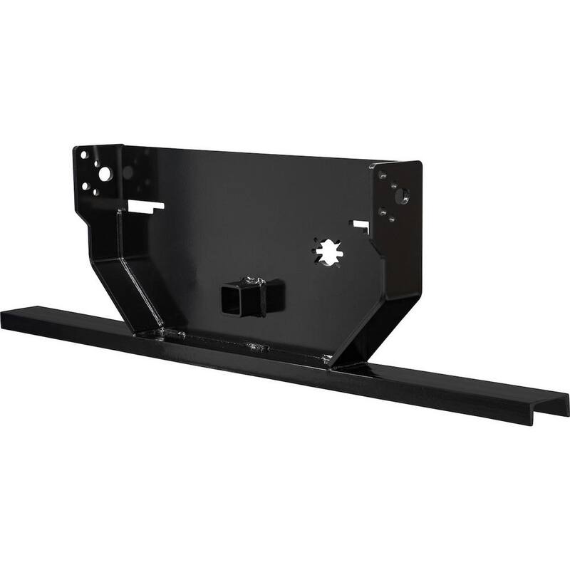 Buyers Products Company Hitch Plate with Receiver Tube 1/2 in. x 17.42 in. for Ford F-350 - F-550 Cab and Chassis (1999+) - 1809060A