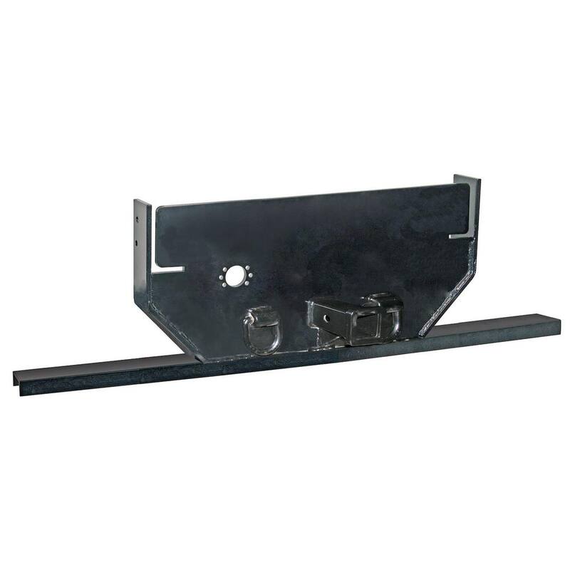 Buyers Products Company Hitch Plate with Receiver Tube 1/2 in. x 17.42 in. for Ford F-350 - F-550 Cab and Chassis (1999+) - 1809060A