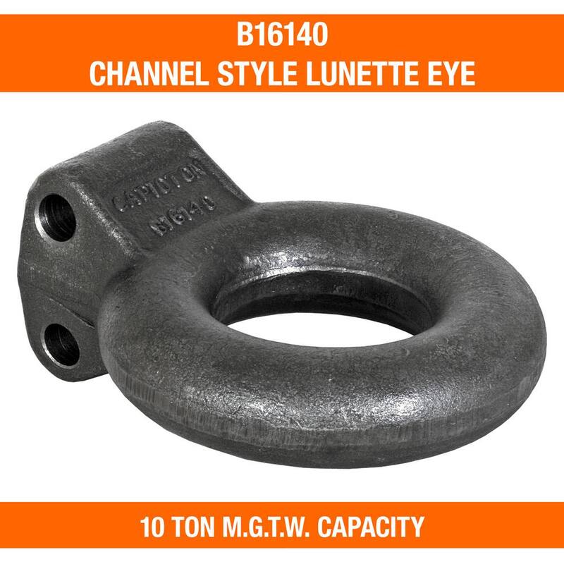 Buyer's Products Plain 10-Ton Forged Steel Tow Drawbar Eye 3 in. I.D. - B16140