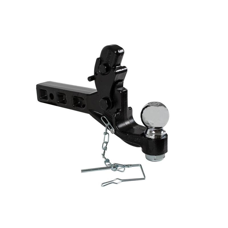 Buyers Products Company 2 in. 6-Ton Chrome Receiver Mount Combination Hitch Ball - RM62000