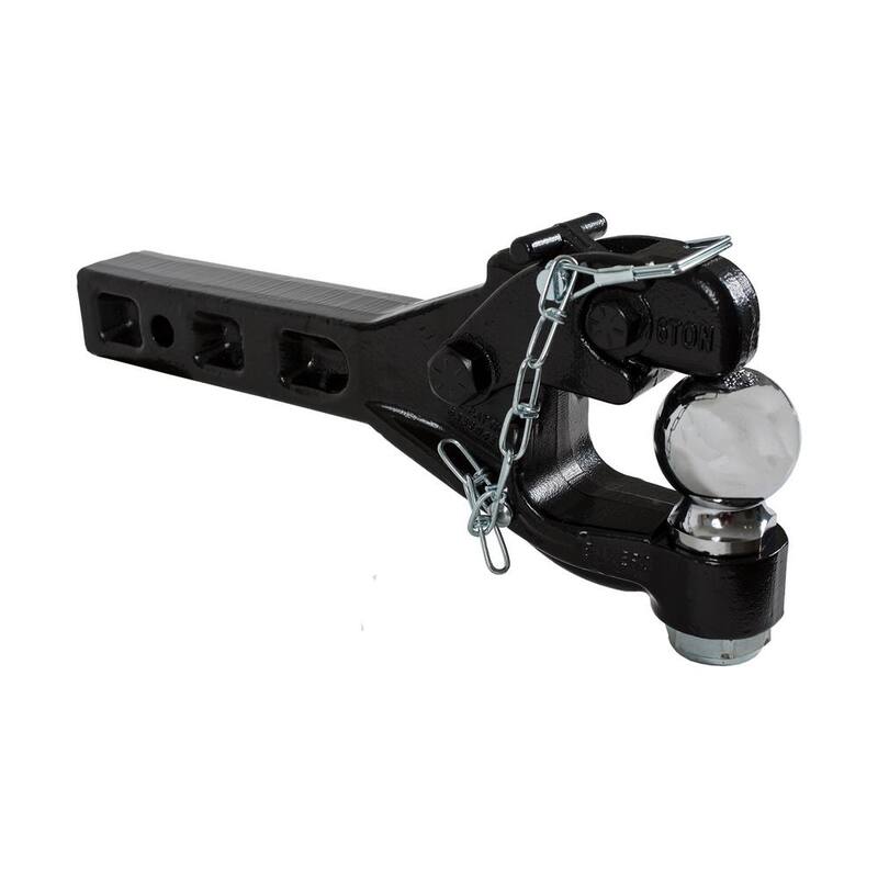 Buyers Products Company 2 in. 6-Ton Chrome Receiver Mount Combination Hitch Ball - RM62000