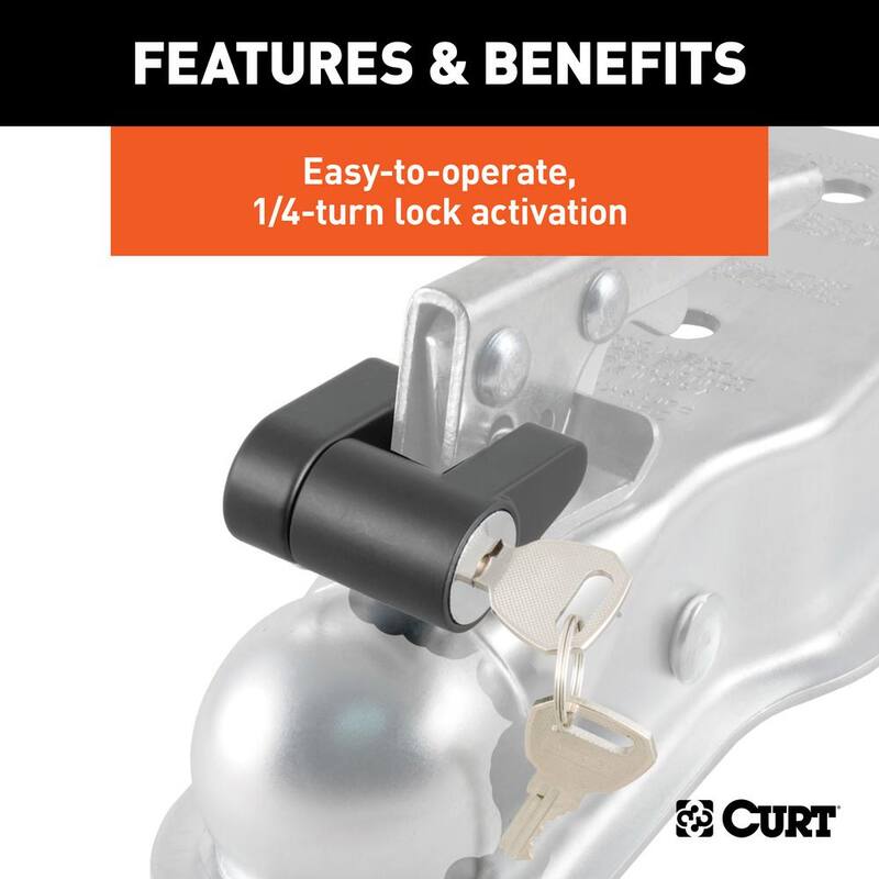 CURT Hitch Clips (Fits 1/2 in. or 5/8 in. Pin, Zinc, 3-Pack) - 23521