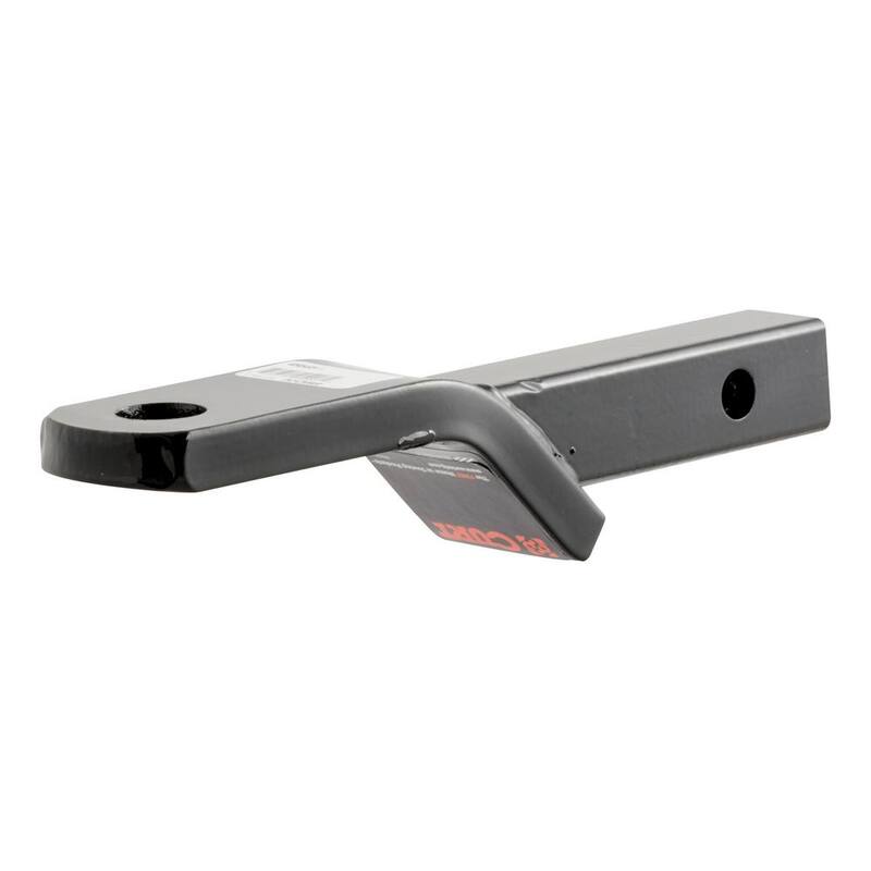 CURT Class 2 3,500 lbs. 1 in. Drop Trailer Hitch Ball Mount Draw Bar (1-1/4 in. Shank, 7-13/16 in. Long) - 45503