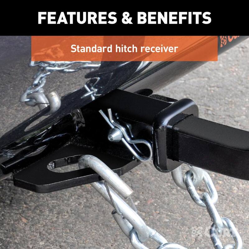 CURT Class 2 Trailer Hitch, 1-1/4 in. Receiver, Select Cadillac DeVille - 12055