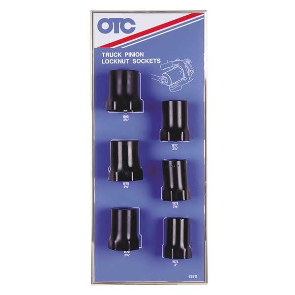 Otc 3/4" Drive Socket Set SAE 6 Pieces 2 in to 2 3/4 in , Black Oxide - 9814
