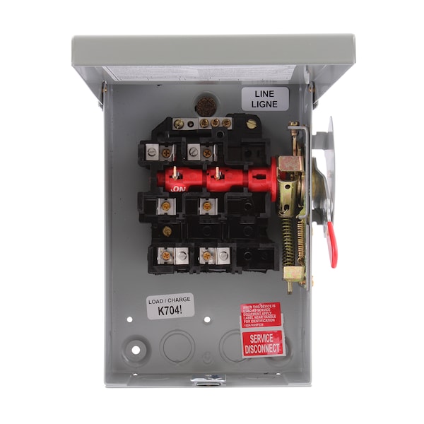 Medio Oeste Electrico GD Disc, 2P Fusible Tipo3R 240V, 30A - MGF221NR