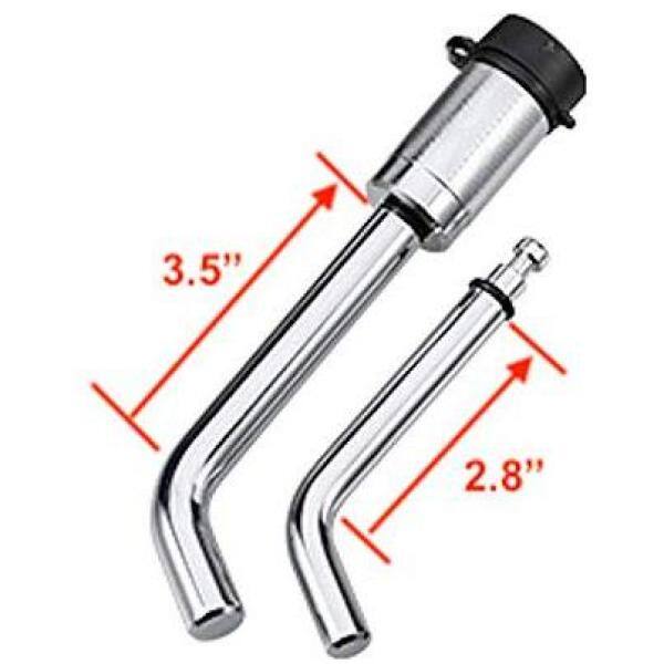 MaxxHaul Lock with 5/8 in. and 1/2 in. Pins for 1-1/4 in., 2 in. and 2-1/2 in. Hitch Receivers - 50058