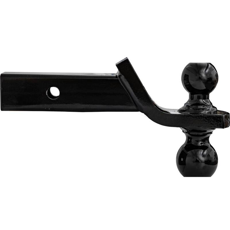 Buyers Products Company 2 in. and 2-5/16 in. Towing Ball Mount with Dual Black Balls - 1803215