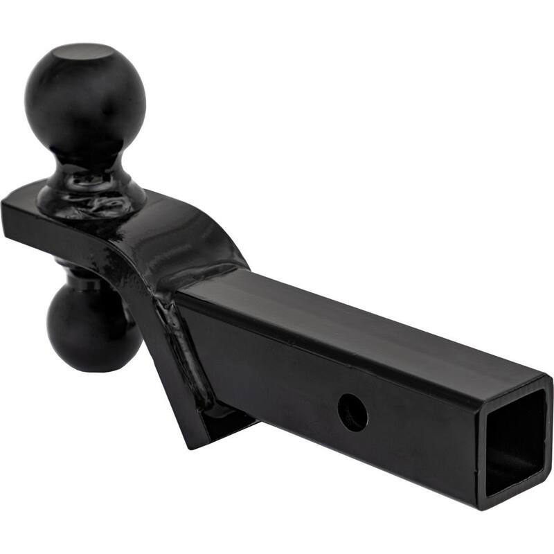 Buyers Products Company 2 in. and 2-5/16 in. Towing Ball Mount with Dual Black Balls - 1803215