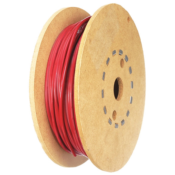 Panduit recubierto de cable/acero galvanizado, bucle, 6 pies de vinilo, rojo - PSL-MLDC