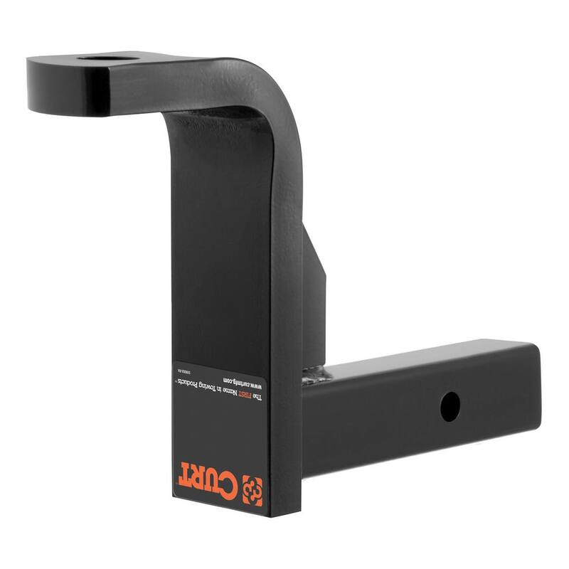 CURT Class 4 12,000 lbs. 8 in. Drop Trailer Hitch Ball Mount Draw Bar (2 in. Shank, 9-3/8 in. Long) - 45448