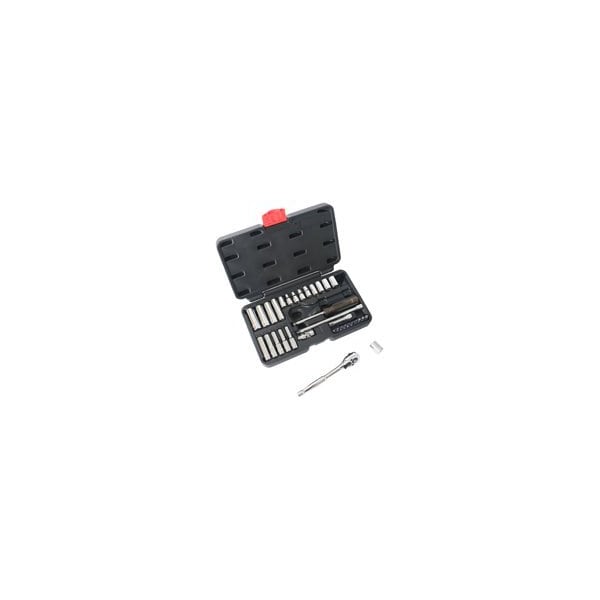 Vulcan Vulcan TS1035 SAE Socket Set, Chrome Vanadium Steel, Polished, 35-Piece - TS1035