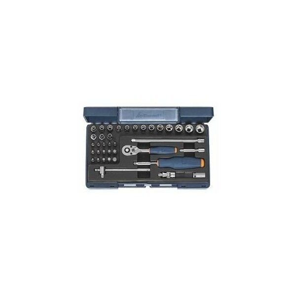 Garant 38 Pc 1/4 inch Drive Socket Set, 6 pt, 5 mm to 13 mm - 630855 6