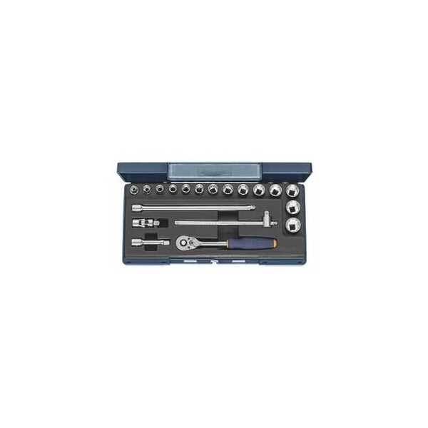 Garant 19 Pc 3/8 inch Drive Socket Set, 12 pt, 8 mm to 22 mm - 633912 12