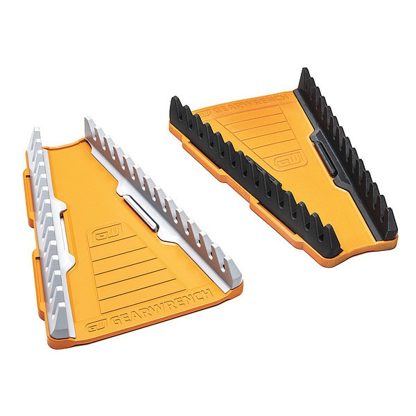 Gearwrench 2 Pc. 13 Slot Reversible Wrench Rack, Up to 1" / 25mm - 83120