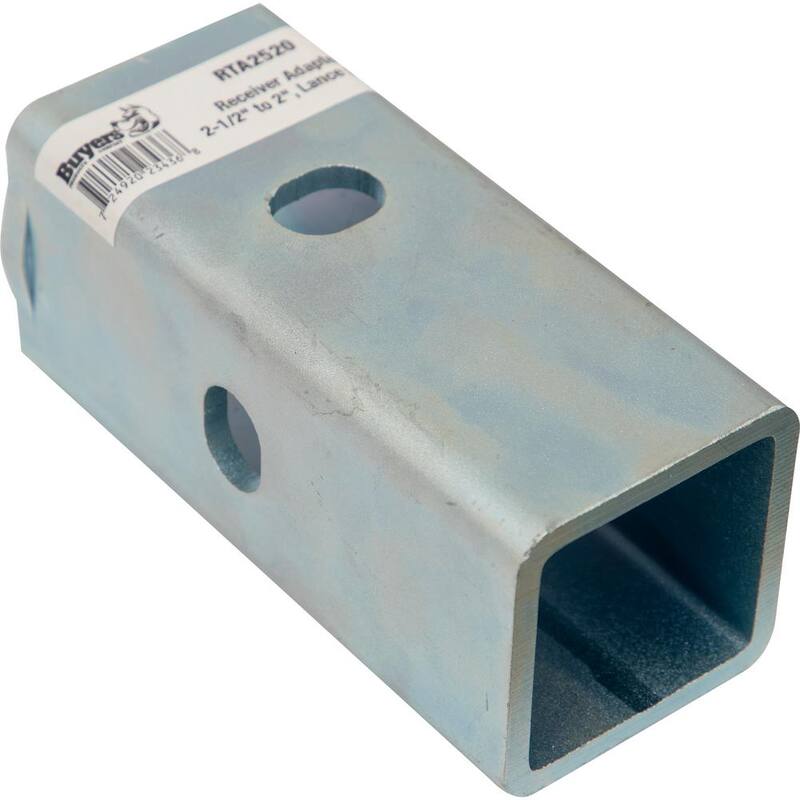 Buyers Products Company 2-1/2 in. to 2 in. Receiver Tube Adapter with Lance Stop - RTA2520