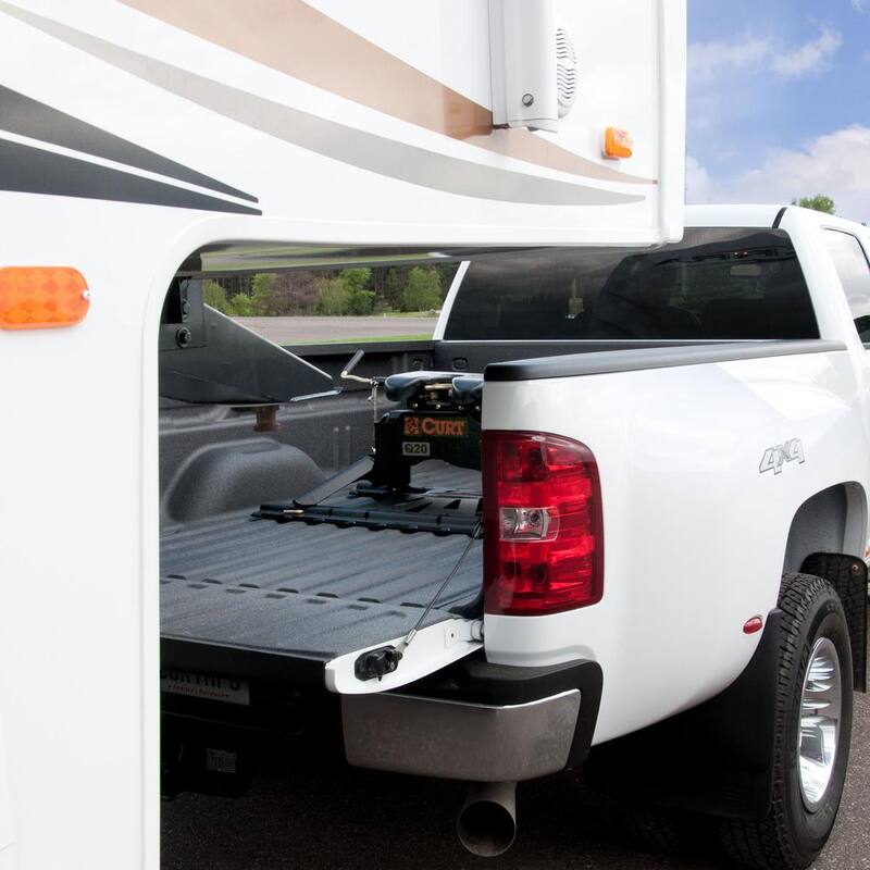 CURT X5 Gooseneck-to-5th-Wheel Adapter Plate for Double Lock EZr - 16220