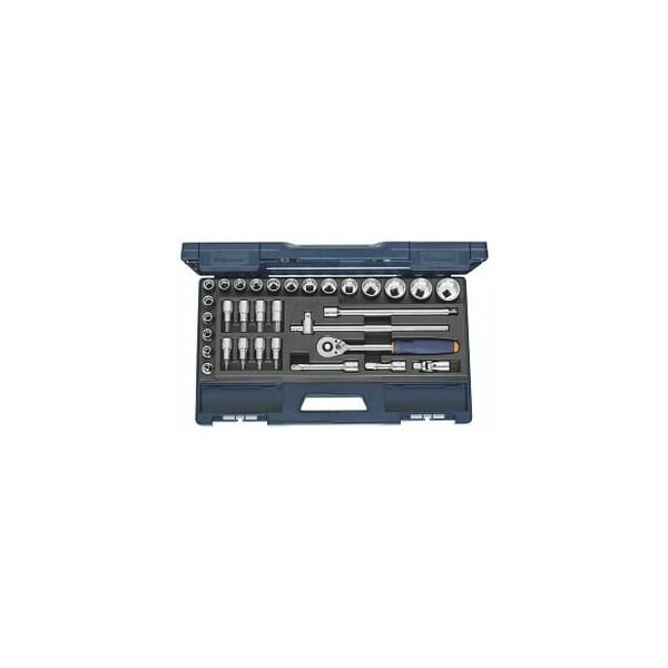 Garant 32 Pc 1/2 inch Drive Socket Set, 6 pt, 8 mm to 34 mm - 638012 12