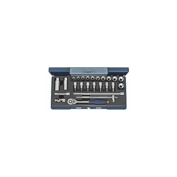 Garant 25 Pc 3/8 inch Drive Socket Set, 12 pt, 8 mm to 19 mm - 634312 12