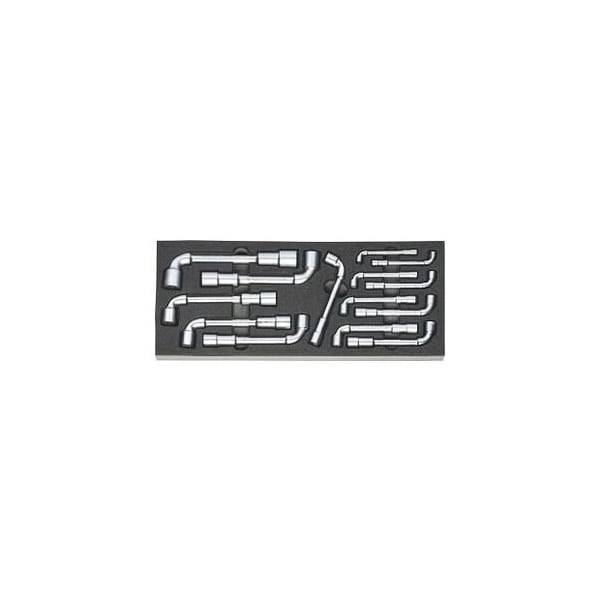 Holex 14 Pc Offset Socket Wrench Set in Foam, 6 mm to 22 mm - 952652 14