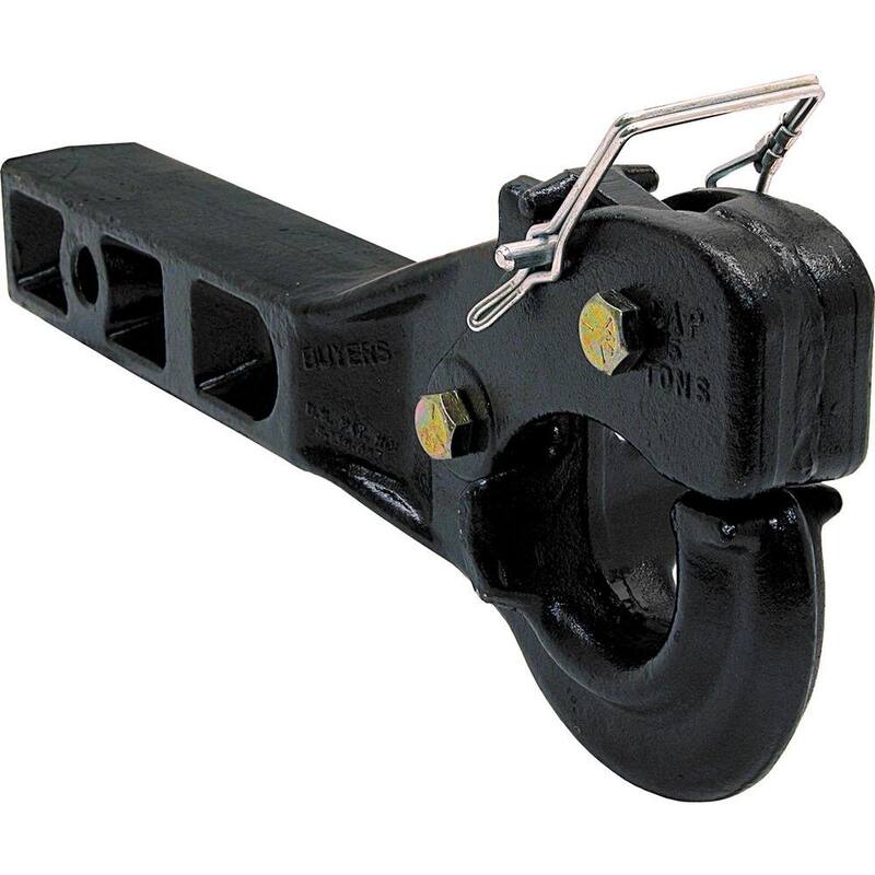 Buyers Products Company 5 Ton Pintle Hook Towing Hitch Mount Fits 2 in. Reciever - RM5P