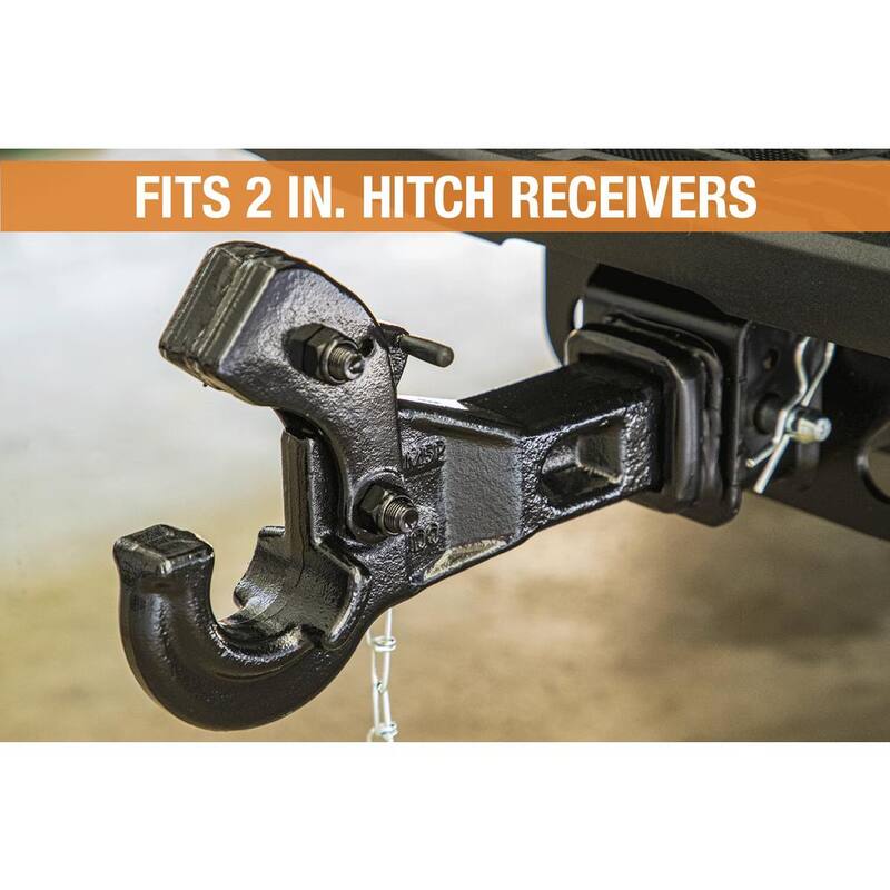 Buyers Products Company 5 Ton Pintle Hook Towing Hitch Mount Fits 2 in. Reciever - RM5P