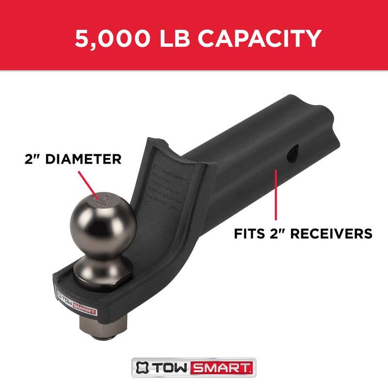 TowSmart Class 3 Baja Collection Starter Kit with 2 in. Ball and 5/8 in. Standard Pin, 2 in. Drop x 3/4 in. Rise 5000 lbs. - 7343