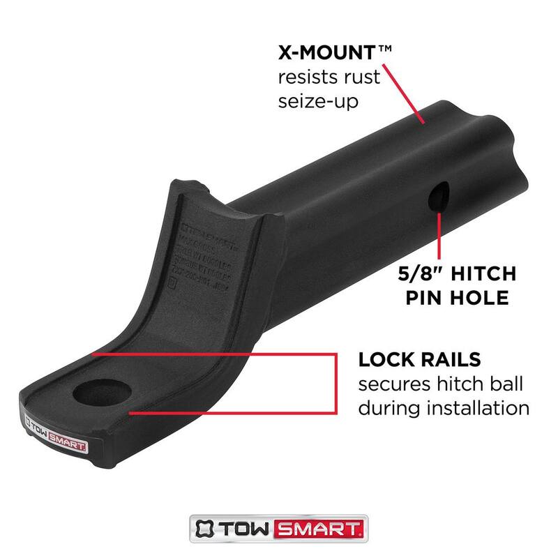 TowSmart Class 3 Baja Collection Starter Kit with 2 in. Ball and 5/8 in. Standard Pin, 2 in. Drop x 3/4 in. Rise 5000 lbs. - 7343