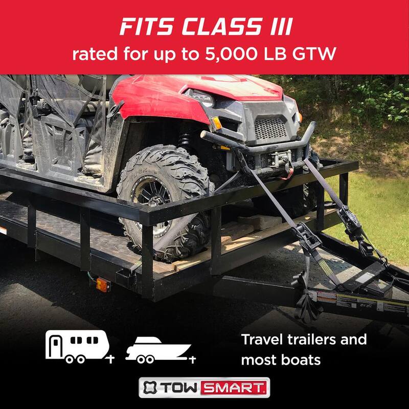 TowSmart Class 3 Baja Collection Starter Kit with 2 in. Ball and 5/8 in. Standard Pin, 2 in. Drop x 3/4 in. Rise 5000 lbs. - 7343